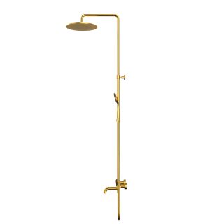 Душевая стойка термостатическая WHITECROSS Y Y1234BASICGLB брашированное золото